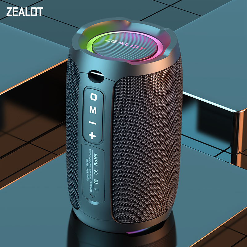 Holy Stone Drone Hs175 - ZEALOT-S49 Alto-falante Bluetooth portátil 360 Som