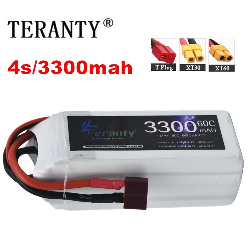 Drone Battery 4S - Bateria recarregável lipo 4S 3300mah 60c