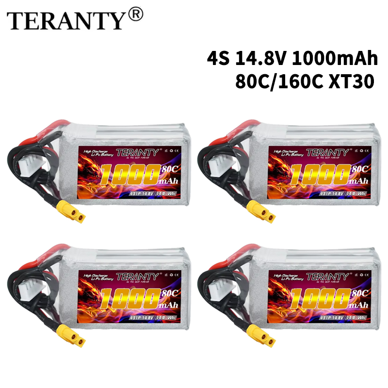 Drone Battery 4S - Bateria Lipo TERANTY 4S 1000mAh 14.8V