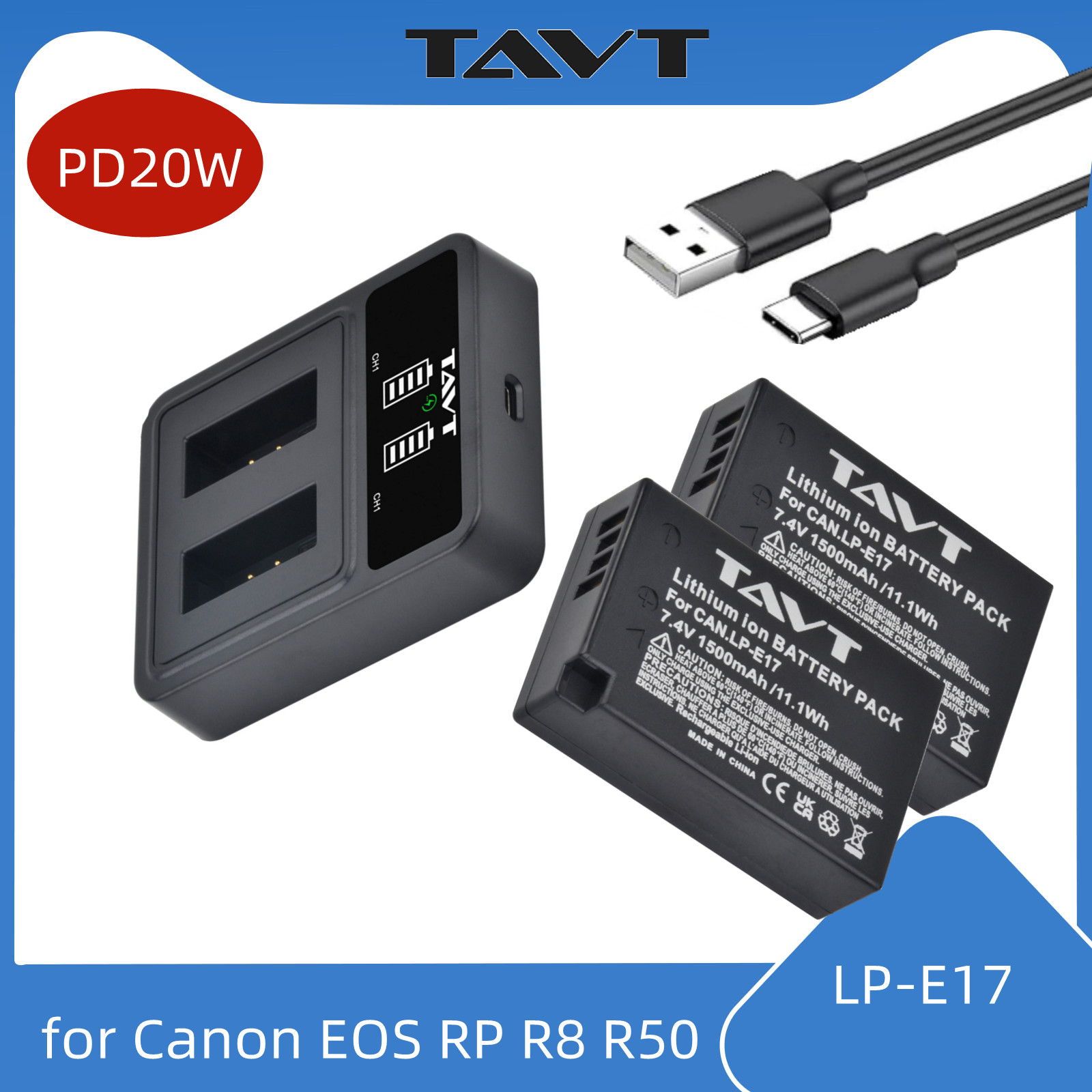 Canon Camera Eos R50 - Bateria de câmera LP-E17 LPE17 LP