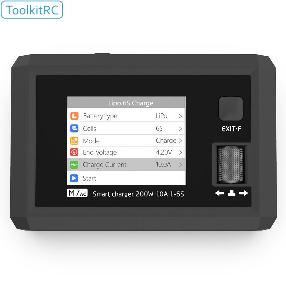Drone Battery Smart - ToolkitRC-Carregador Super Inteligente Multifuncional, Carregador Inteligente