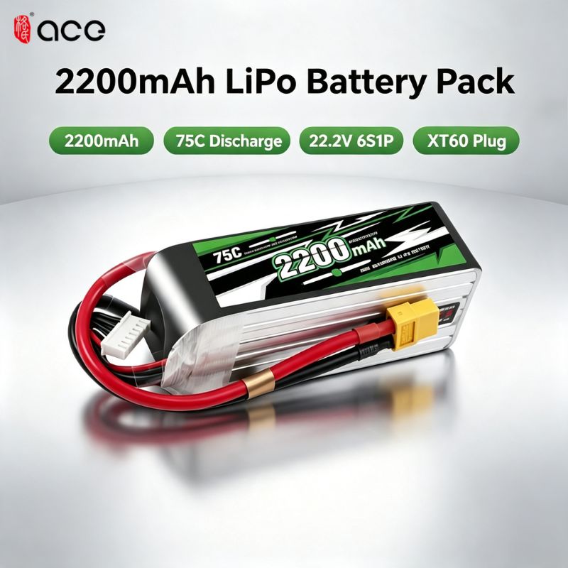 Drone Battery 6S - NOVA Bateria Lipo Gens ACE 22.2V