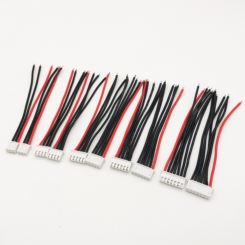 Drone Battery 6S - 10 pçs/lote 1S/2S/3S/4S/5S/6S/8S Lipo Bateria Cabo