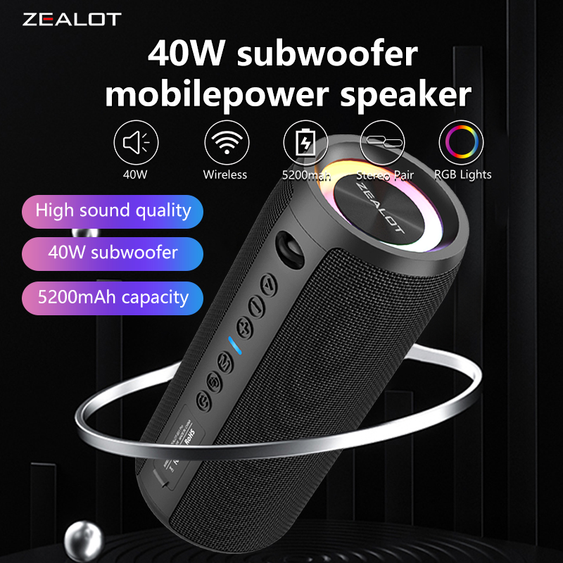 Holy Stone Drone Hs175 - ZEALOT S51 Pro 40W alto-falantes sem