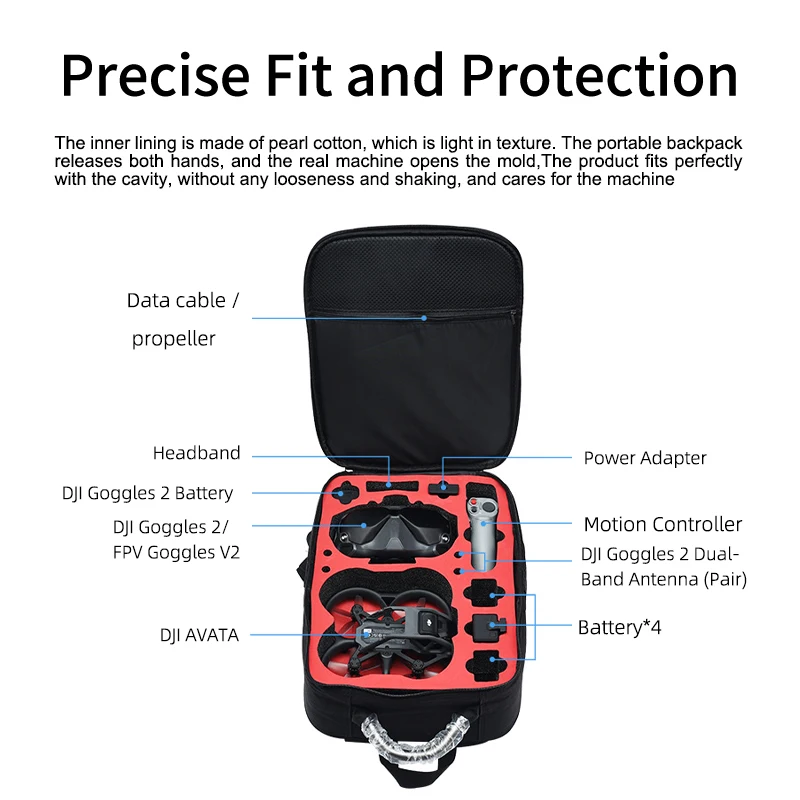 Caso portátil mochila náilon s - Drone Battery Bag avaliação e preço