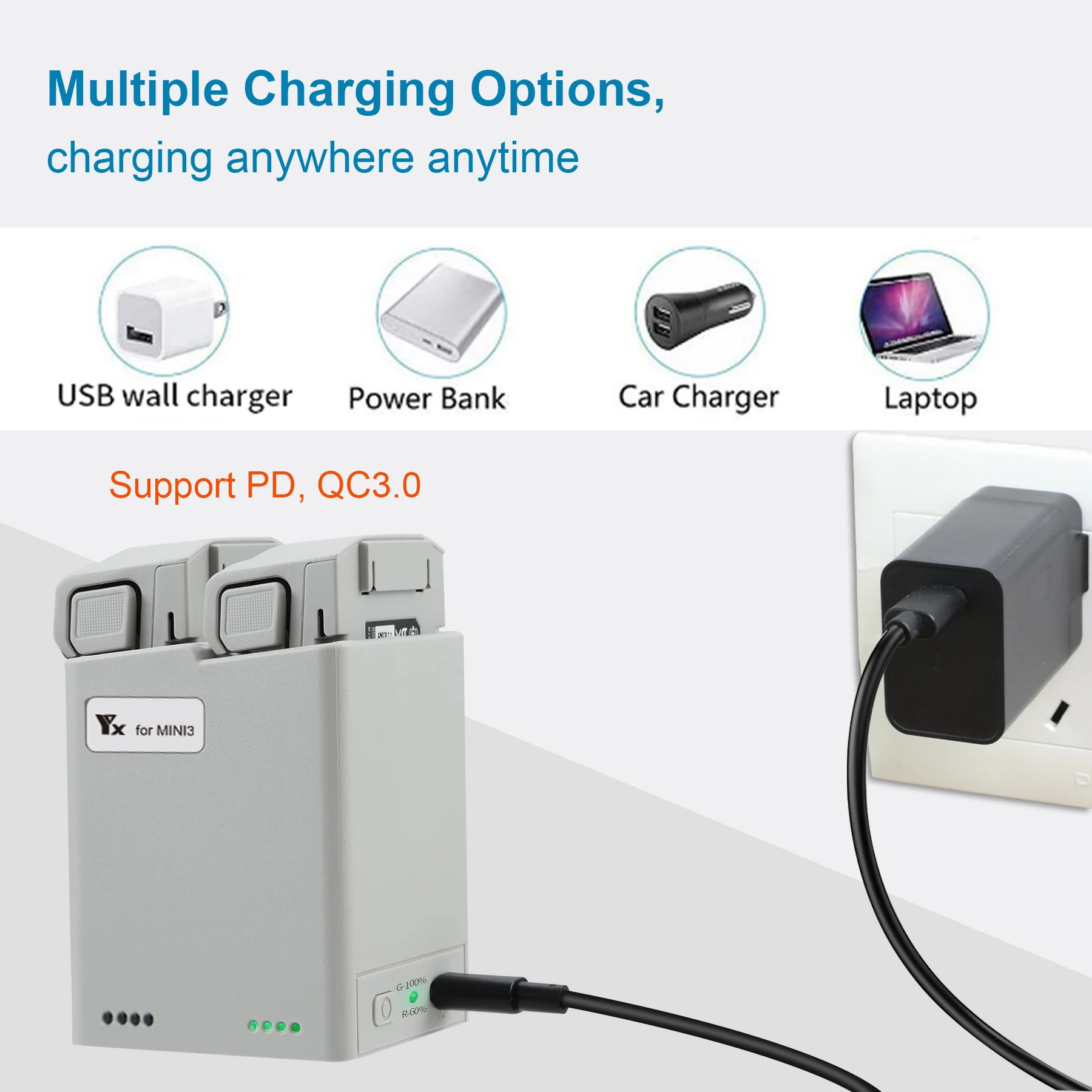 Hub carregador para dji mini 4 - Drone Battery Balance Charger avaliação e preço