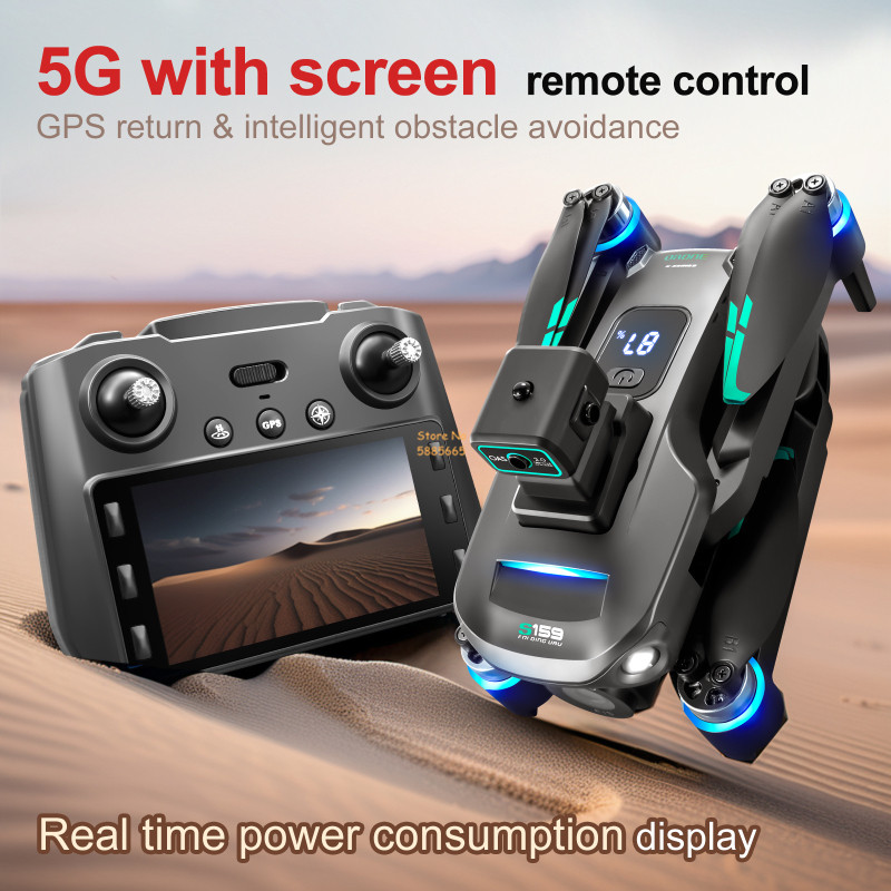 8k câmera dupla 5g wifi fpv co - Drone Battery Box avaliação e preço