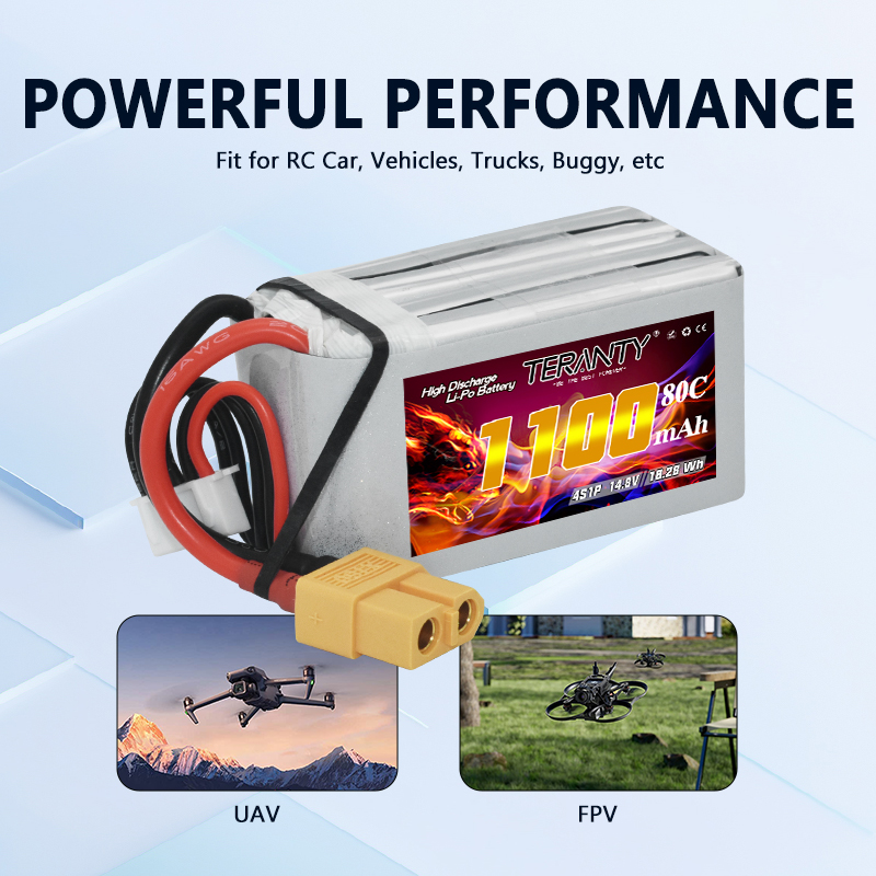 Bateria Lipo TERANTY 4S 1100mA - Drone Battery 4S avaliação e preço