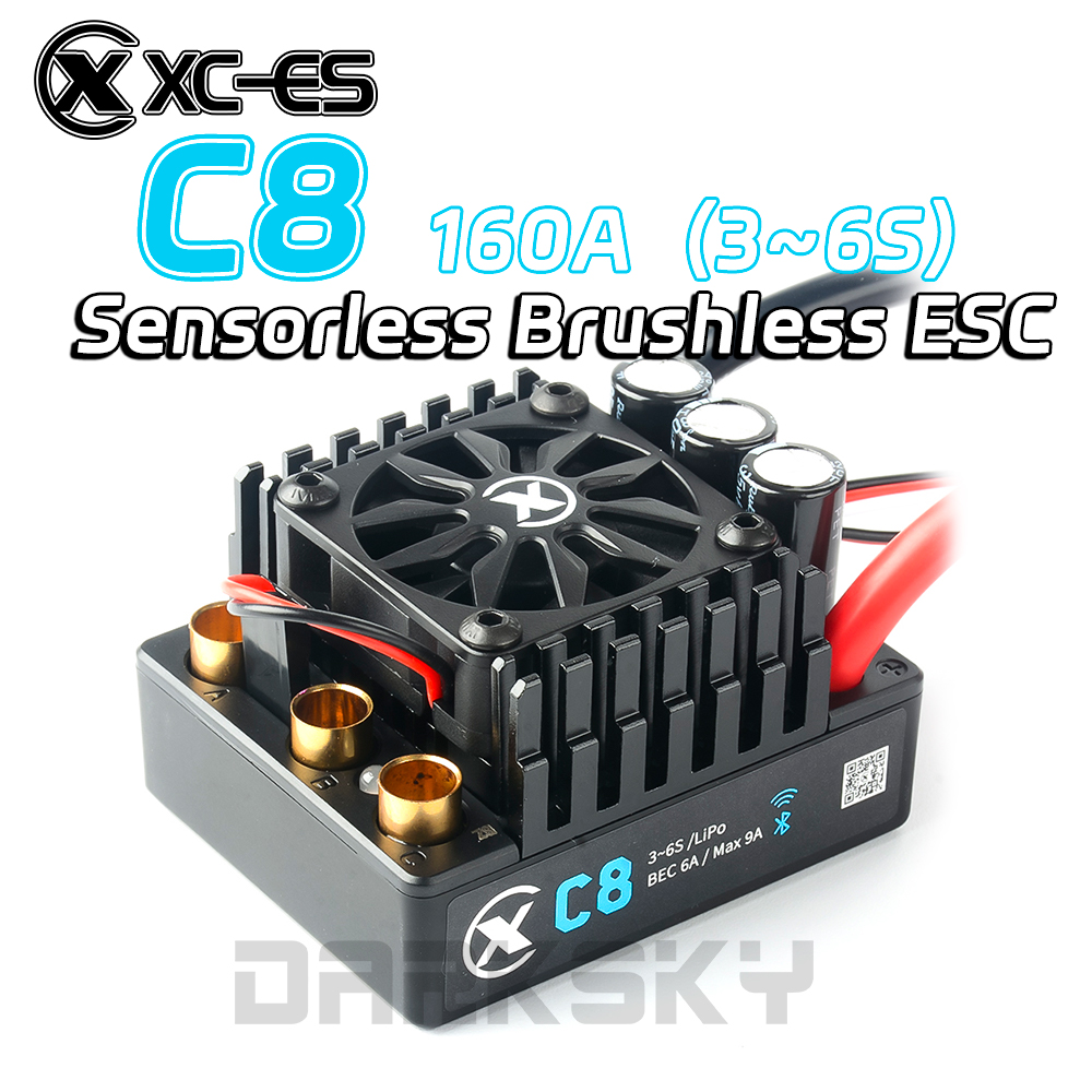 XC-ESC c8 160a sem escova esc  - Drone Battery 6S avaliação e preço