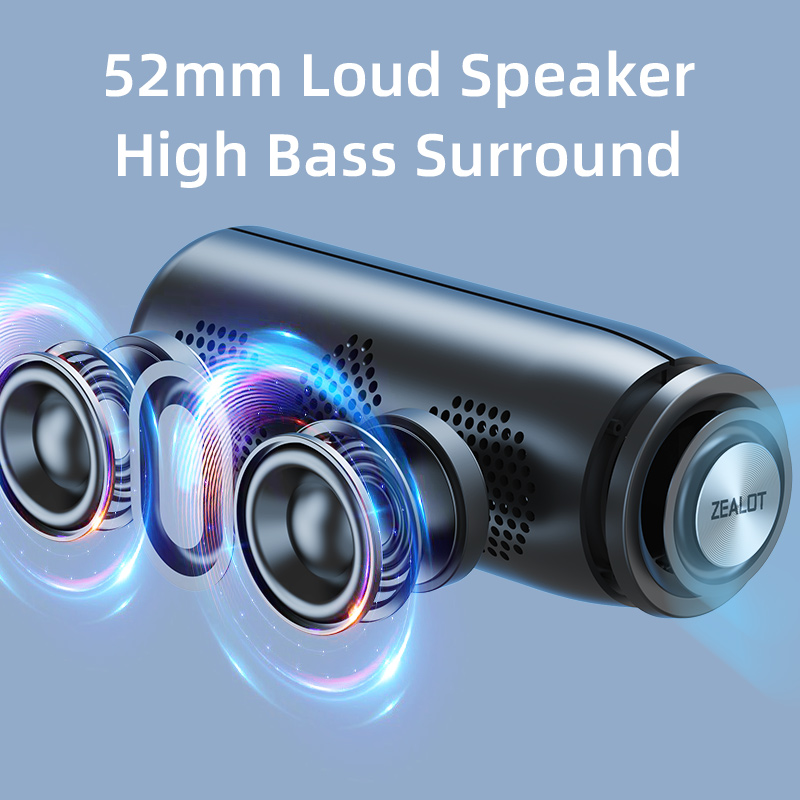 ZEALOT-S51 portátil bluetooth  - Holy Stone Drone Hs175 avaliação e preço