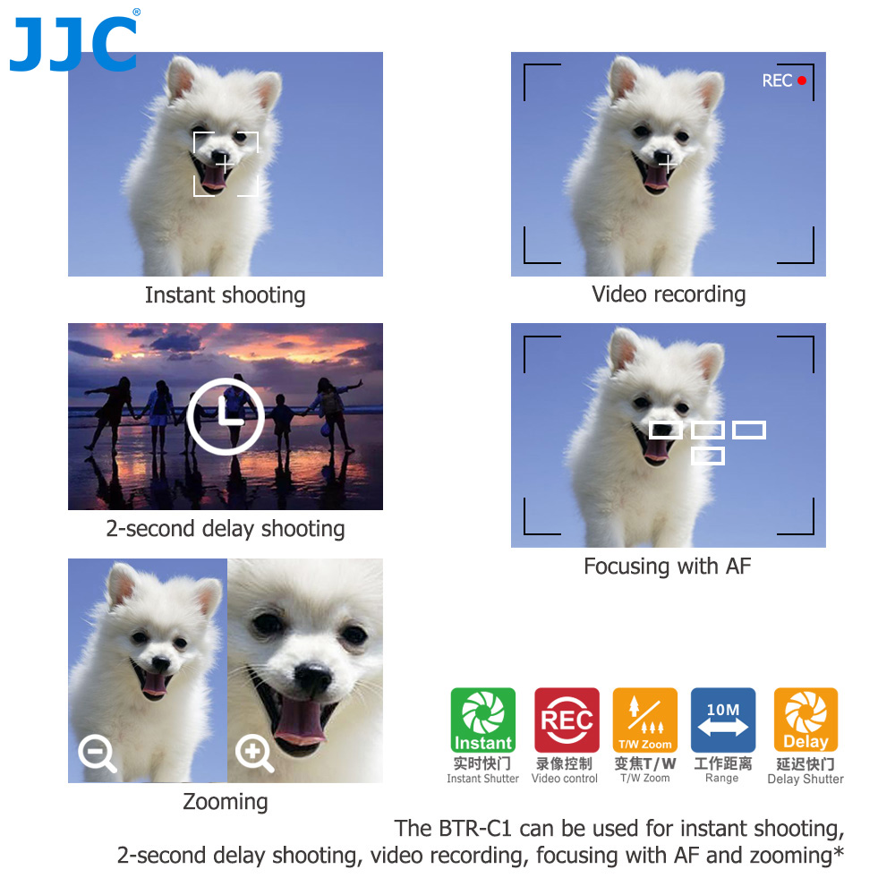 JJC BR-E1 Controle Remoto Blue - Canon Camera Eos R50 avaliação e preço