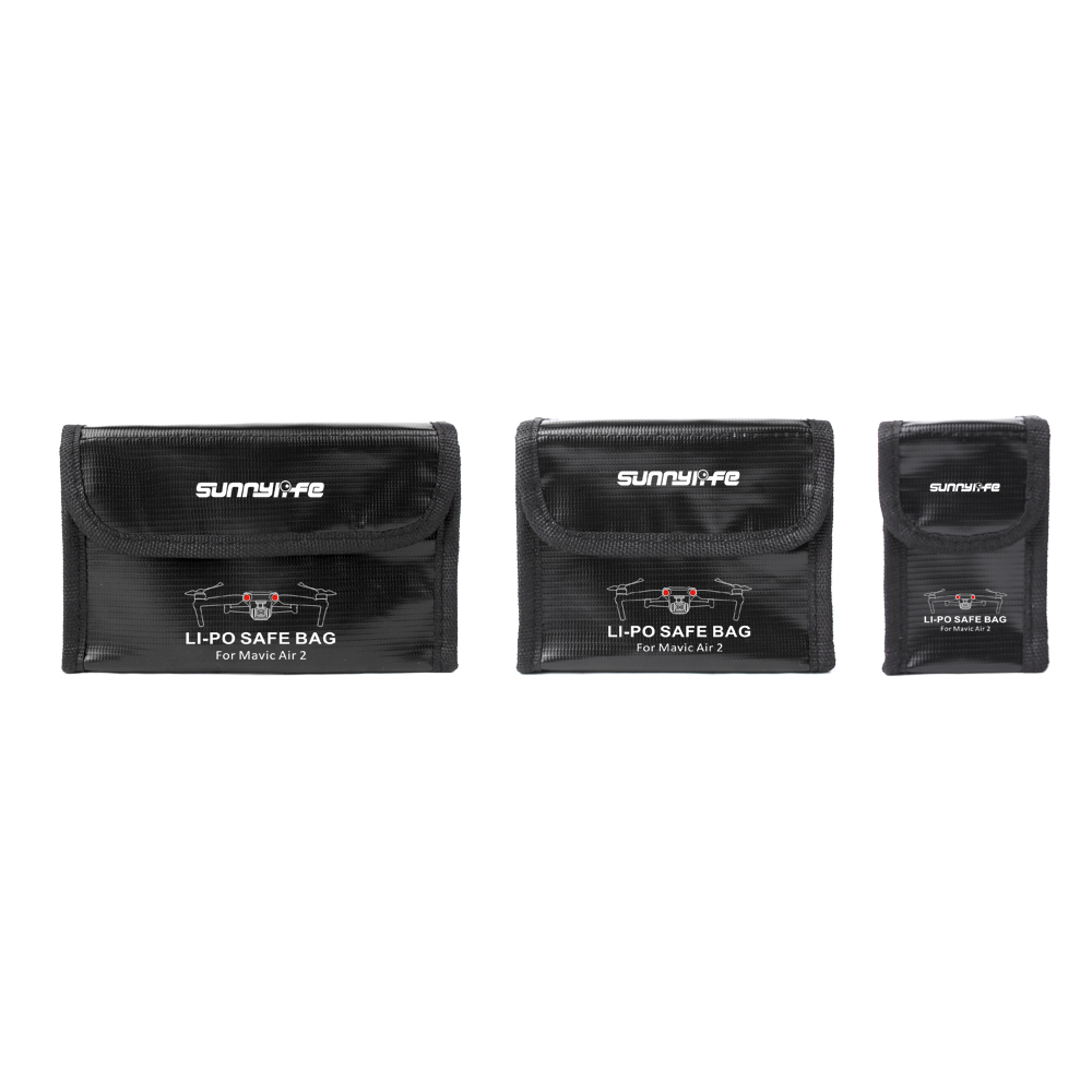 Para dji air 2s lipo saco segu - Drone Battery Bag avaliação e preço