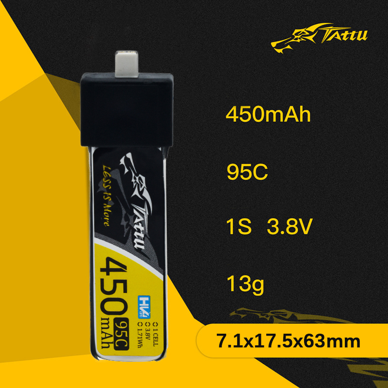 3 pçs nova tattu 450/500/550ma - Drone Battery 4S avaliação e preço