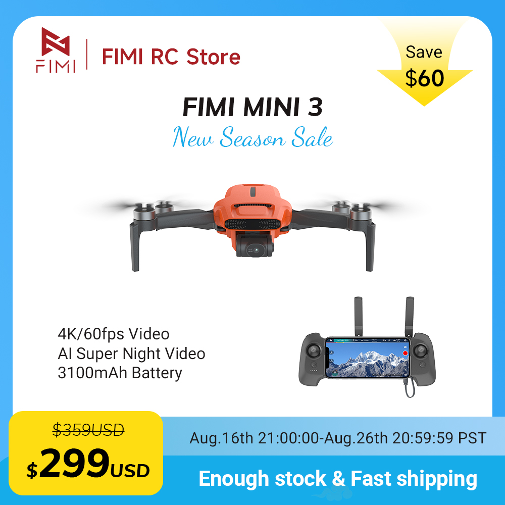 Drone FIMI MINI 3 com Câmera 4 - Drone Battery Smart avaliação e preço