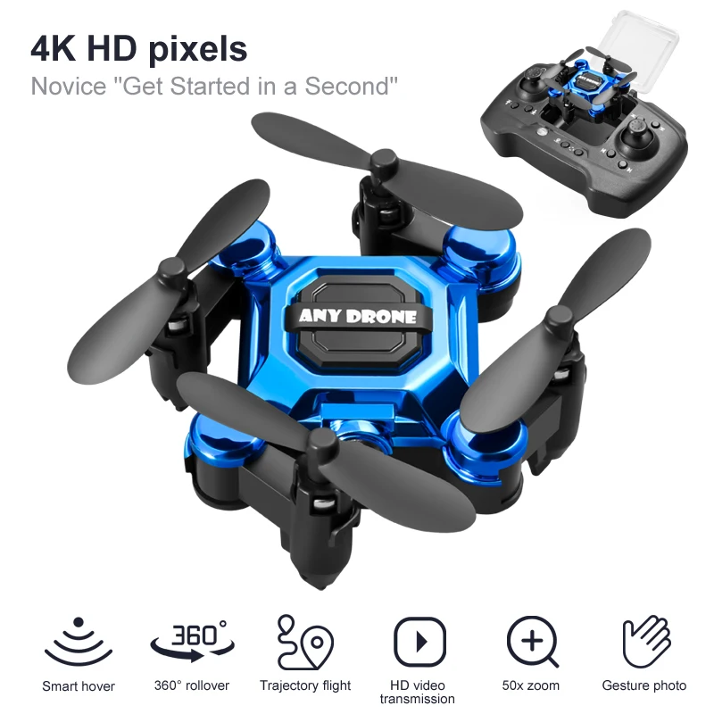 Câmera 4K HD RC Drone Dobrável - Drone Battery Smart avaliação e preço