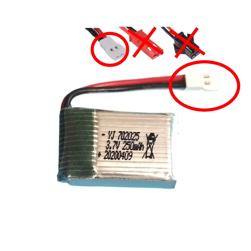 Vj 702025 para H2 H8 H48 U207  - Drone Battery Li-Ion avaliação e preço