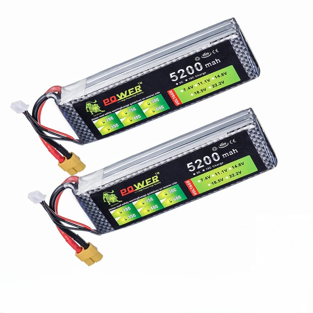 3S 5200mah 11.1V 60C Lipo Bate - Drone Battery 3S avaliação e preço