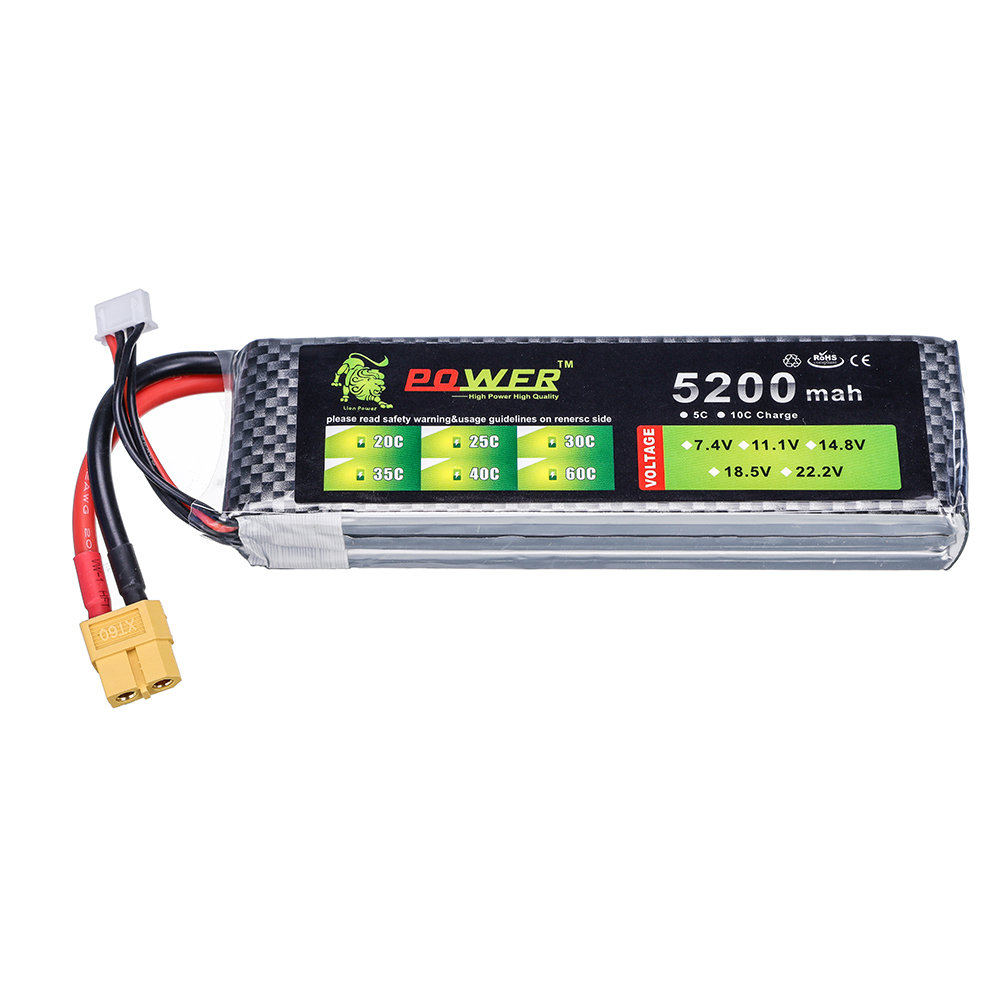 3S 5200mah 11.1V 60C Lipo Bate - Drone Battery 3S avaliação e preço