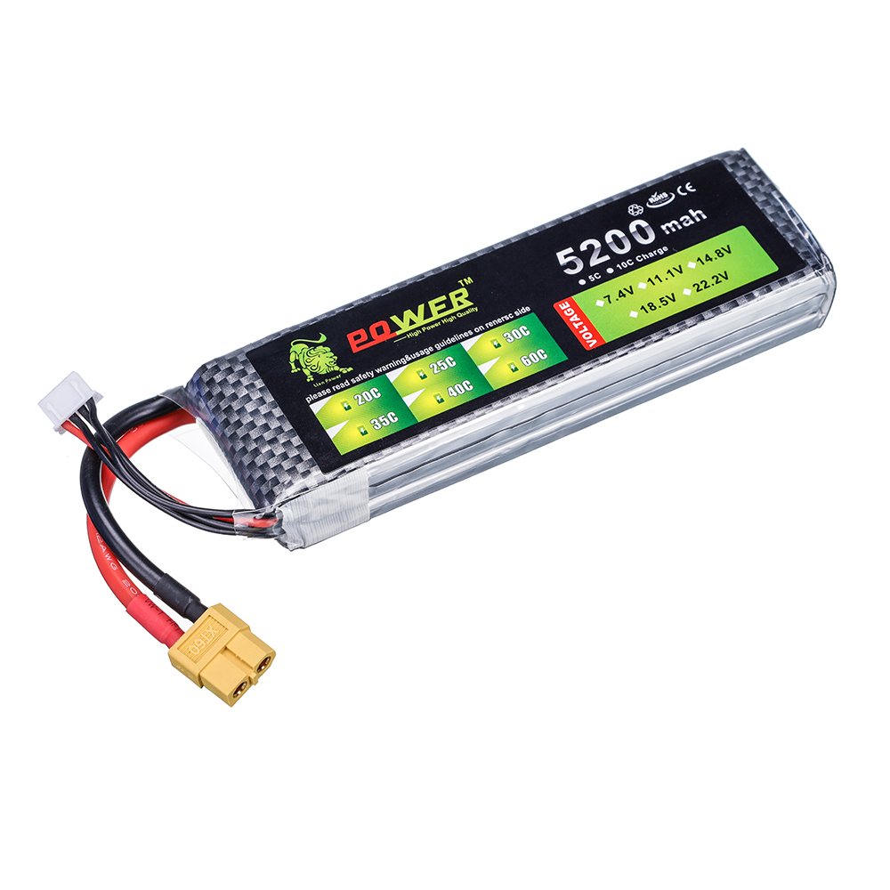 3S 5200mah 11.1V 60C Lipo Bate - Drone Battery 3S avaliação e preço