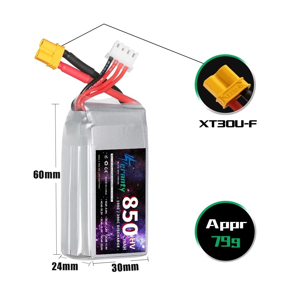 1/2/3PCS TERANTY 3S 11.4V Lipo - Drone Battery Lipo avaliação e preço
